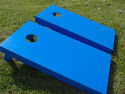 Blue Cornhole Board